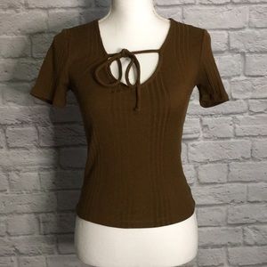 Forever 21 Tie Shirt